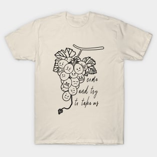 Doodle Angry Grape T-Shirt